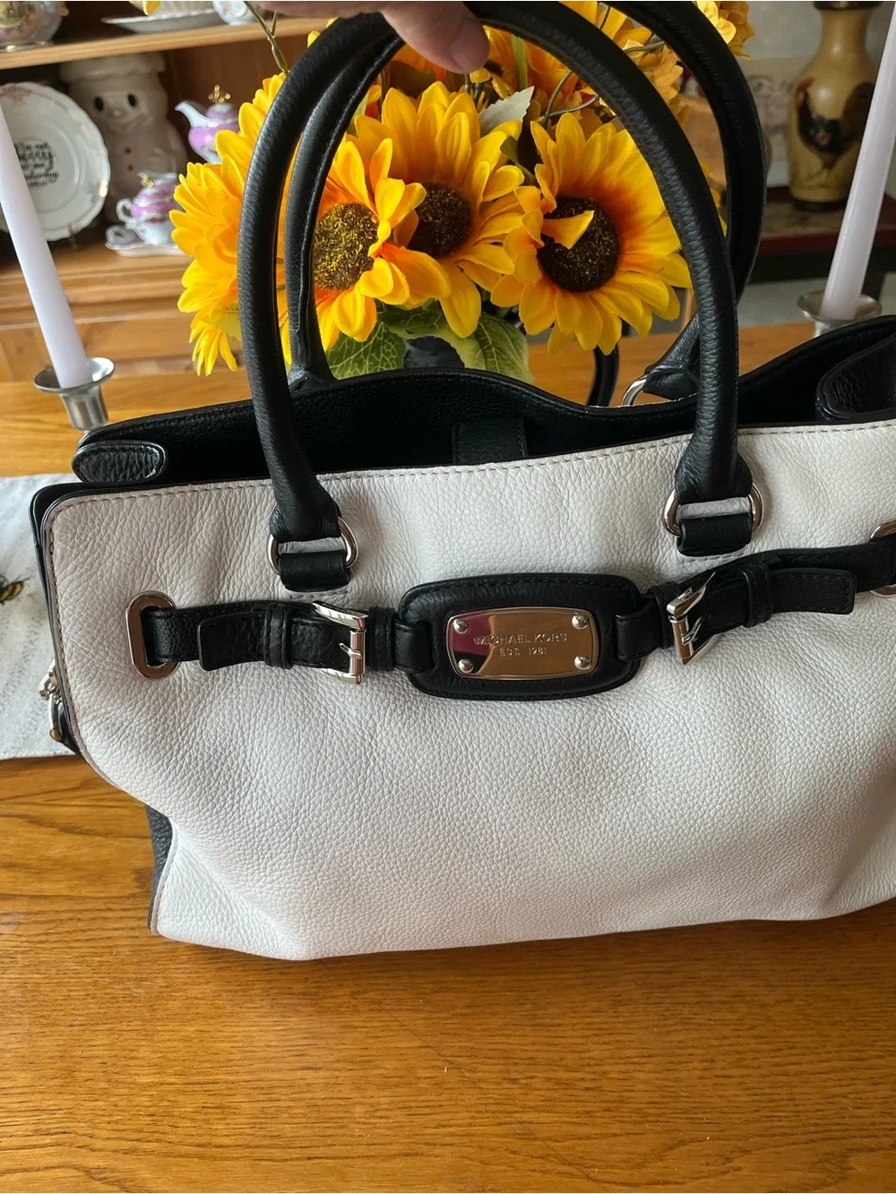 Michael Kors Hamilton Color Block Satchel